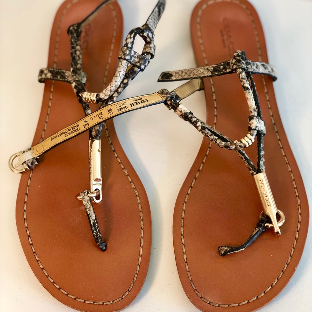 Coach sandals